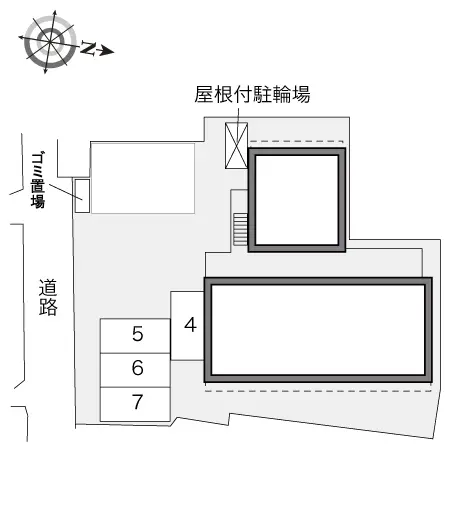 ★手数料０円★東大阪市吉田　月極駐車場（LP）